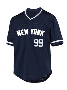 Maillot de baseball pour homme, col en V, manches courtes, coupe ample, respirant, en maille, style rétro, pour broderie de lettres, grande taille, séchage rapide - Product Image 4