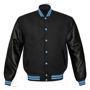 Veste en cuir de designer en gros, veste en cuir de style universitaire pour hommes, taille plus, veste en cuir de style universitaire légère pour homme - Product Image 1