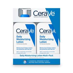CeraVe โลชั่นเพิ่มความชุ่มชื้นในชีวิตประจำวันสำหรับโลชั่นบำรุงผิวเพื่อผิวขาวปกติ