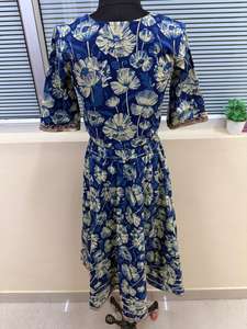 Lehenga choli สไตล์อินเดียพื้นเมืองผ้าฝ้ายแท้สำหรับเด็กผู้หญิงในงานแต่งงานและงานเทศกาล - Product Image 5