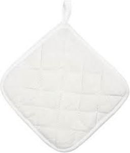 Potholder carré en lin personnalisé, écologique, couleur unie, accessoire de cuisine sur mesure, résistant à la chaleur, réutilisable, doux, en coton lavable - Product Image 4