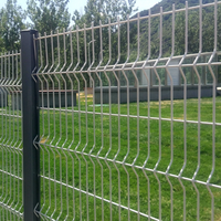 Vente directe d'usine Garde-corps en colonne de pêche Maille de fil métallique 3D Clôture décorative pour jardin