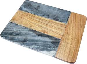 Meilleure vente OEM planche à découper en bois et marbre personnalisée planche à fromage planche de service nouveauté prix bas prêt à expédier - Product Image 3