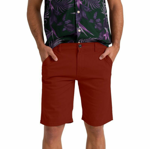 Wholesale <b>Men</b> Casual Chino <b>Shorts</b> 100% Cotton & Polyester Breathable Solid Color Running Style - Product Image 5