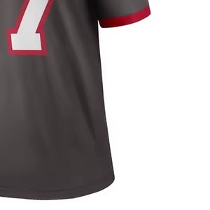 Camiseta de fútbol americano de diseño elegante, ligera, antiarrugas, totalmente personalizada, transpirable, de alta calidad - Product Image 4