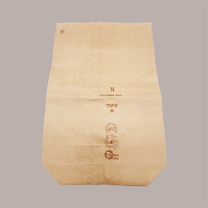 Grand sac en papier kraft brun renforcé, capacité 60 L, pour la séparation des déchets alimentaires, utilisation en laminage, manipulation des vêtements - 10 pièces - Product Image 1