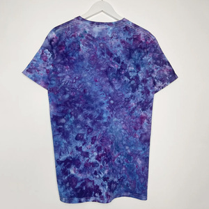 T-shirts teintés cravate personnalisés pour hommes en coton respirant vêtements de ville OEM d'été avec impression de logo et support de marque privée - Product Image 2