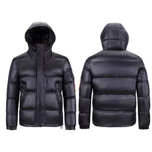 High Quality LINCOLN WEARS Men's Winter Outdoor Long <b>Sleeve</b> Stand Collar Front Logo Filled Eco-Friendly OEM Service Canvas - Product Image 4