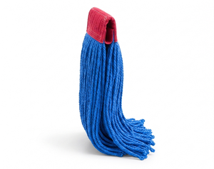 Cabezal de Mopa con Borde Azul, 60% Algodón, 40% Poliéster, con Flecos, Recambio para Limpieza, Herramienta Reutilizable para Limpiar Pisos - Product Image 3