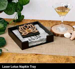 Servilletero de tamaño personalizado, soporte de pañuelos de Metal de diseño moderno de alta calidad para el hogar, Hotel, restaurante, vajilla, decoración hecha de madera - Product Image 6