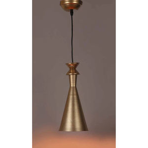 Lámpara colgante de metal de diseño clásico con lámpara colgante decorativa con acabado recubierto de polvo negro - Product Image 2