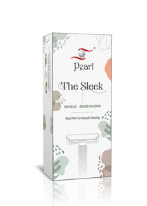 Maquinilla de Afeitar de Perlas de un Solo Filo, Elegante y Sofisticada, con Hoja de Acero Inoxidable Suave y Mango de Latón, Incluye Soporte para Hombre - Product Image 5
