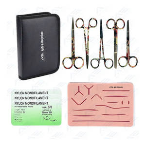 Kit de Sutura Quirúrgica para Estudiantes de Medicina, Kit Completo de Práctica de Sutura con Herramientas, Instrumentos Médicos de Alta Calidad - Product Image 1