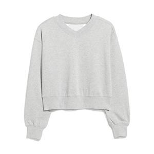 Custom Women's <b>Sweatshirt</b> 2025 Long <b>Sleeves</b> Crew Neck Crop Top Front Logo <b>Short</b> Length Spring Autumn Winter Casual Fashion 100% - Product Image 4
