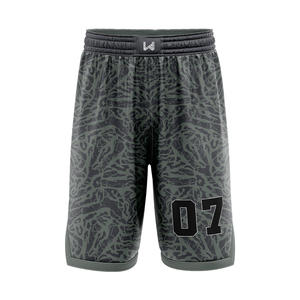 Pantalones Cortos de Baloncesto Personalizados con Estampado, 100% Poliéster, Transpirables, de Secado Rápido, de Alta Calidad para Equipos - Product Image 1