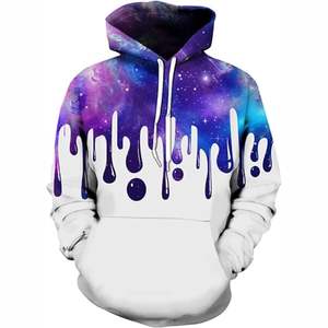 Sudaderas con capucha de poliéster/nailon de 300gsm de punto con cremallera personalizada al por mayor de producción en fábrica para prensa de calor por sublimación de tinte - Product Image 5