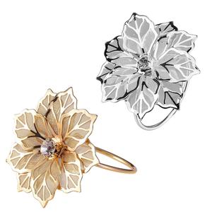 BEST High Quality Brass and Aluminium High-<b>end</b> Wedding Banquet Decorations Napkin Ring Whole Sale and Rose Round Napkin Ring... - Product Image 4