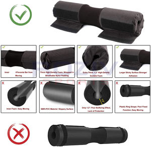 Almohadilla de Sentadillas Ajustable y Transpirable de Alta Calidad para Gimnasio, Relleno de Nailon, Material Antideslizante para Cuello y Hombros, Precio al por Mayor - Product Image 4