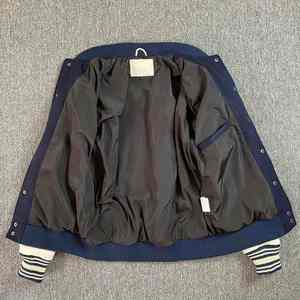 Veste universitaire en cuir de qualité supérieure pour homme avec veste Varsiti confortable en cuir d'agneau véritable et cuir de vachette - Product Image 5