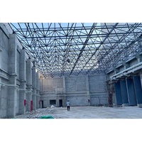 Estructura de acero de gran envergadura Marco espacial Truss Techo Almacén Edificio de fábrica