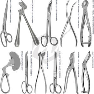 Instrumentos médicos quirúrgicos ortopédicos, esparcidor de fundición Manual, 3 puntas, yeso fundido, tijeras, alicates, fórceps, abridor de fundición - Product Image 2