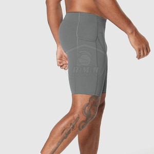 High Quality Men's Compression Vale Tudo <b>Shorts</b> High Street Style Elastic Waist Solid Pattern Private Label Men <b>Shorts</b> - Product Image 6