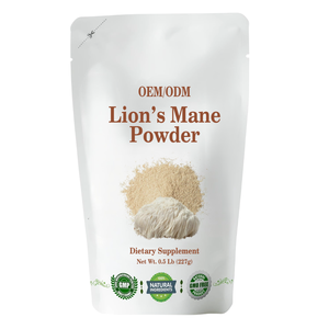 Poudre de champignon crinière de lion pure, superaliment pour le corps, favorisant la concentration cérébrale, l'énergie et la santé immunitaire, pour les smoothies et le café - Product Image 1