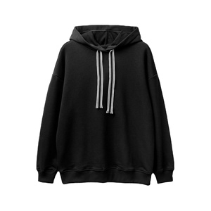 Sudaderas con capucha coreanas de algodón para mujer de calidad superior superventas venta en línea sudaderas con capucha transpirables de Color sólido para mujer - Product Image 1