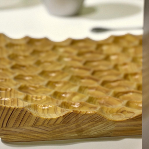 Ensemble de vaisselle en bois artisanal de haute qualité, plateaux de service de qualité professionnelle pour l'industrie hôtelière, qualité standard d'exportation - Product Image 1