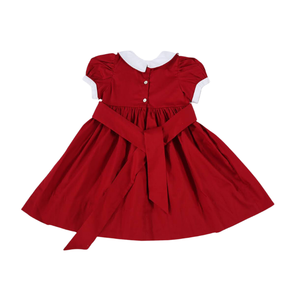 Vestido de niña de manga corta de alta calidad, entrega rápida, ODM, fabricante de Vietnam, producto más vendido, patrón de tela de algodón - Product Image 2