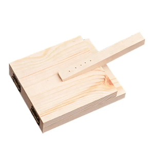 Prensa de tortillas de madera de acacia Prensa de tortillera mexicana Masa Roti al mejor precio forma cuadrada artesanal natural - Product Image 5