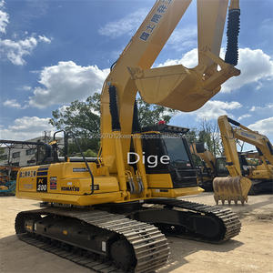 Excavatrice hydraulique utilisée par PC200-8 de chenille de KOMATSU 20 tonnes Japon marque originale avec le moteur de pompe de PLC de boîte de vitesse - Product Image 2