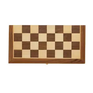 Scacchiera Pieghevole in Legno Sostenibile FSC, Gadget Ecologico per Giocatori di Scacchi - Product Image 6