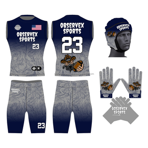 Uniformes de Fútbol Americano 7v7 Personalizados, Camisetas Sublimadas Transpirables de Alta Calidad para Hombre - Product Image 6