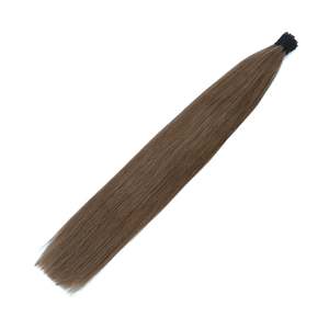 Extensiones de Cabello Rizado Birmano de 28 Pulgadas con Punta en I, Color Castaño Ceniza 8A, 100% Cabello Humano Remy Ruso Pre-Adherido - Product Image 3