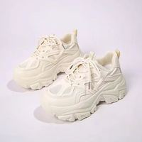 Chaussures de sport décontractées à plateforme compensée pour femme, style campus, nouvelle collection printemps-automne, semelle épaisse, haut de gamme et tendance