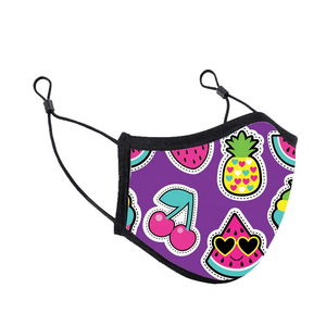 Nuevo diseño impreso máscara de cubierta facial para hombres mujer protección solar al aire libre lavable reutilizable respetuoso con el medio ambiente máscara facial ajustable - Product Image 4