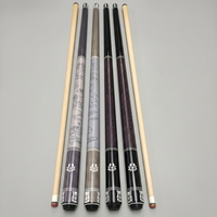 Queue de billard en bois d'érable articulée de 58 pouces à prix réduit avec joint en acier inoxydable, pointe de 13 mm, personnalisable OEM, logo sur mesure