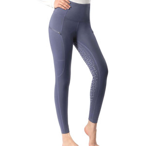 Pantalons d'équitation flexibles, design durable, avec grip aux genoux et taille confortable. - Product Image 1