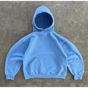 Sweat à capuche rose foncé romantique tenue Saint Valentin pour filles sweat à capuche en laine femmes porter pique-nique Style occidental sweats à capuche courts - Product Image 2