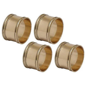 Round Shape Copper <b>Hammered</b> Metal Napkin Rings for Your Wedding Dinner Parties Events Decoration Napkin <b>Holders</b> - Product Image 5