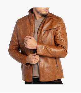 Les meilleures vestes en cuir décontractées de haute qualité pour hommes avec logo personnalisé et veste en cuir uni de toutes les couleurs Pure Plus pour hommes - Product Image 3