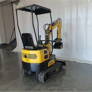 Miniexcavadora sobre orugas con motor BS de 1 tonelada, con componentes hidráulicos Huade, motor de alta eficiencia, 1200W, garantía de 2 años - Product Image 3