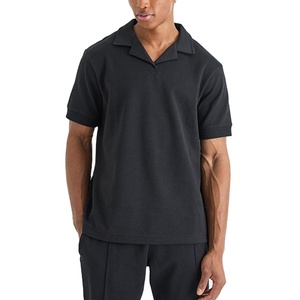 Nouveaux polos pour hommes à manches courtes, coupe ajustée, avec fermeture éclair 1/4, design personnalisé, haute qualité, très demandés, vente en gros - Product Image 2