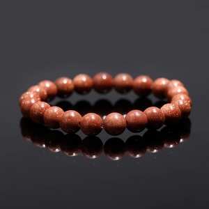 100% Natural Vintage Beaded Sunstone Gemstone Pulsera 8mm Naranja Curación Regalo para ella - Product Image 5