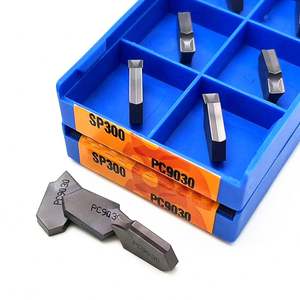 Machine <strong>Tool</strong> Grooving Inserts SP200 SP300 SP400 P C9030 N C3020 Grooving Carbide Inserts <strong>SP</strong> 300 Lathe <strong>Tools</strong> Turning Insert - Product Image 5
