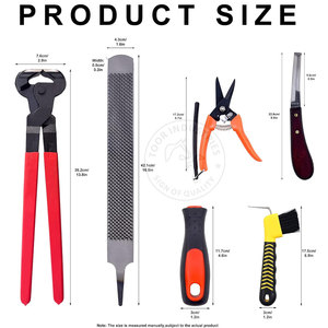Trousse à outils portative de maréchal-ferrant avec le sac durable et l'essentiel de soin de sabot - Product Image 6