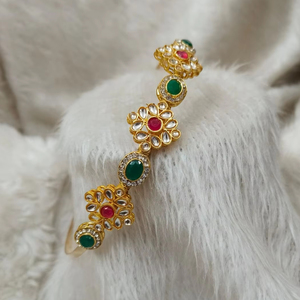 Kundan <b>Headband</b> Indian Bridal Matha Patti Pakistani Bridal Hair Jewellery for Wedding Gift <b>Bridesmaids</b> Polki Sheesh Phool Tikka - Product Image 4