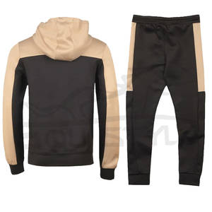 Conjunto de Sudadera con Capucha y Pantalones Deportivos de Algodón y Felpa, Manga Larga, Cierre de Cremallera, para Hombre, Venta al por Mayor OEM, Ropa Deportiva, Conjunto para Correr - Product Image 5