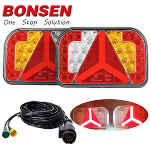 Universel E-mark LED Combinaison Camion Remorque Led Feux Arrière 12v 24v Avec 5 Pin Connecteur Lampe De Remplacement pour Caravane Rv - Product Image 2